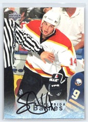 1996 Upper Deck Be a Player Autograph #S127 Stu Barnes Florida Panthers